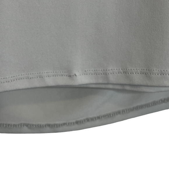 Carmen Marc Valvo Womens Drape Neck Knit Top Medium Beige Attached Cami - Picture 6 of 6